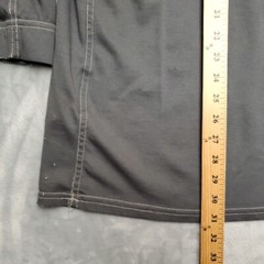 Bulwark FR Shirt Mens XL Gray Henley Flame Fire Resistant iQ Series Workwear