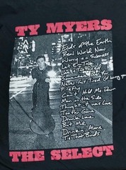 Ty Myers The Select Tour Official Shirt Size Large Country Texas