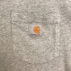Carhartt Work Wear Shirt Mens XL Heather Gray Pocket Short Sleeve Outdoors