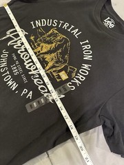 Lee Single Stitch Arrowhead Tshirt Mens Size Small Johnstown PA Industrial Iron
