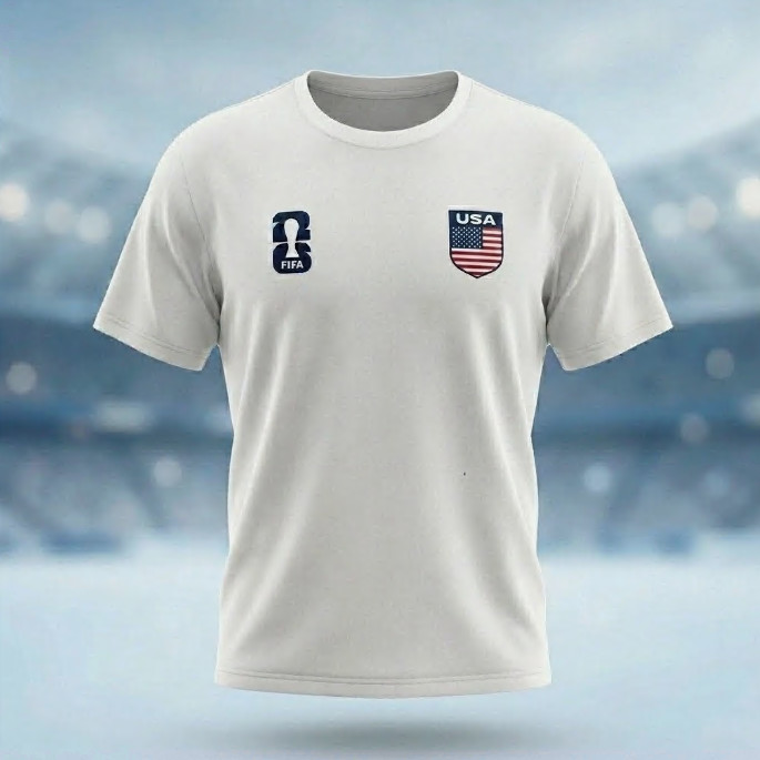 FIFA 2026 World Cup USA Graphic Tee – Unisex Licensed Soccer Shirt