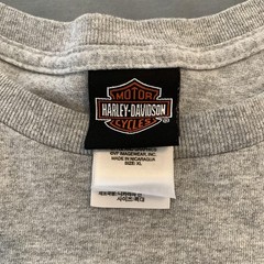 Harley-Davidson Shirt Mens XL Gray Long Sleeve Pocket Speedway Concord NC
