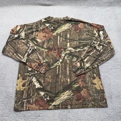 Mossy Oak Mens Size 2XL Break-Up Infinity Camo Brown Tree Leaf L/S T-Shirt 93846