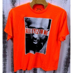 2Pac All Eyez On Me Graphic T-Shirt Men’s 3XL Orange Bravado 2023
