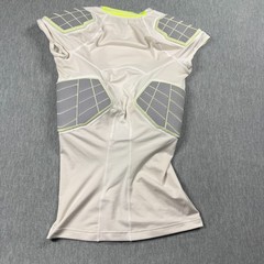 Nike Shirt Mens M White Pro Combat Padded Football Compression Jersey Sleeveless
