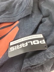 Polaris Slingshot Mens Blue/ Orange Solid Graphic T-Shirt Size XL