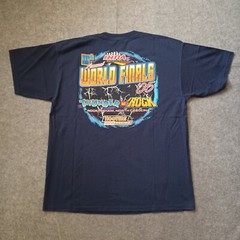IHRA Motorsports World Finals T Shirt Mens XL Blue 10th Annual Drag Racing Y2K