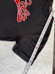 Polo Ralph Lauren Black Logo T-Shirt XL Red Spellout Graphic Tee