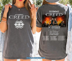 Summer of ’99 Tour Shirt, Creed Band 2025 Tour, Rock Band Creed Graphic Shirt