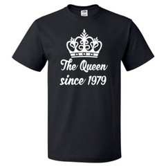42nd Birthday Gift For 42 Year Old Queen Since 1979 T Shirt