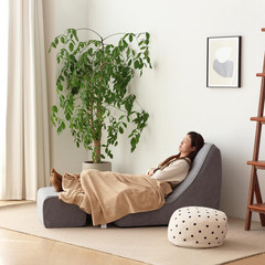 Bean Bag Chair Single Seated Foam Sofa Armless Floor Sofa with High Density Foam