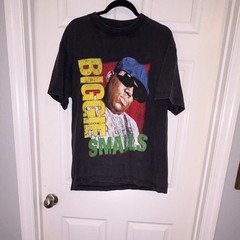 Brooklyn Mint Biggie Smalls Graphic Print Cotton T-Shirt Washed Black Men’s M