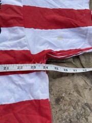 Wheres Waldo Red White Stripe T‑Shirt Costume Graphic Tee Men’s XXL 2XL Cotton