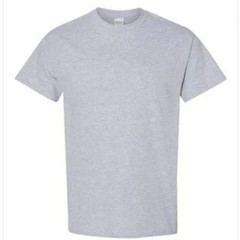 Gildan G500 Adult 5000 Heavy Cotton T-Shirt Unisex Sz M Sport Grey (3 PK) New