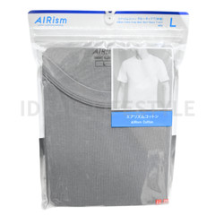 UNIQLO AIRism Cotton Crew-Neck Short-Sleeve T-Shirt S-4XL 9Colors Men 467855 NWT