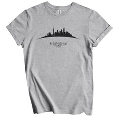 Shanghai China Cityscape Downtown Skyline T-Shirt