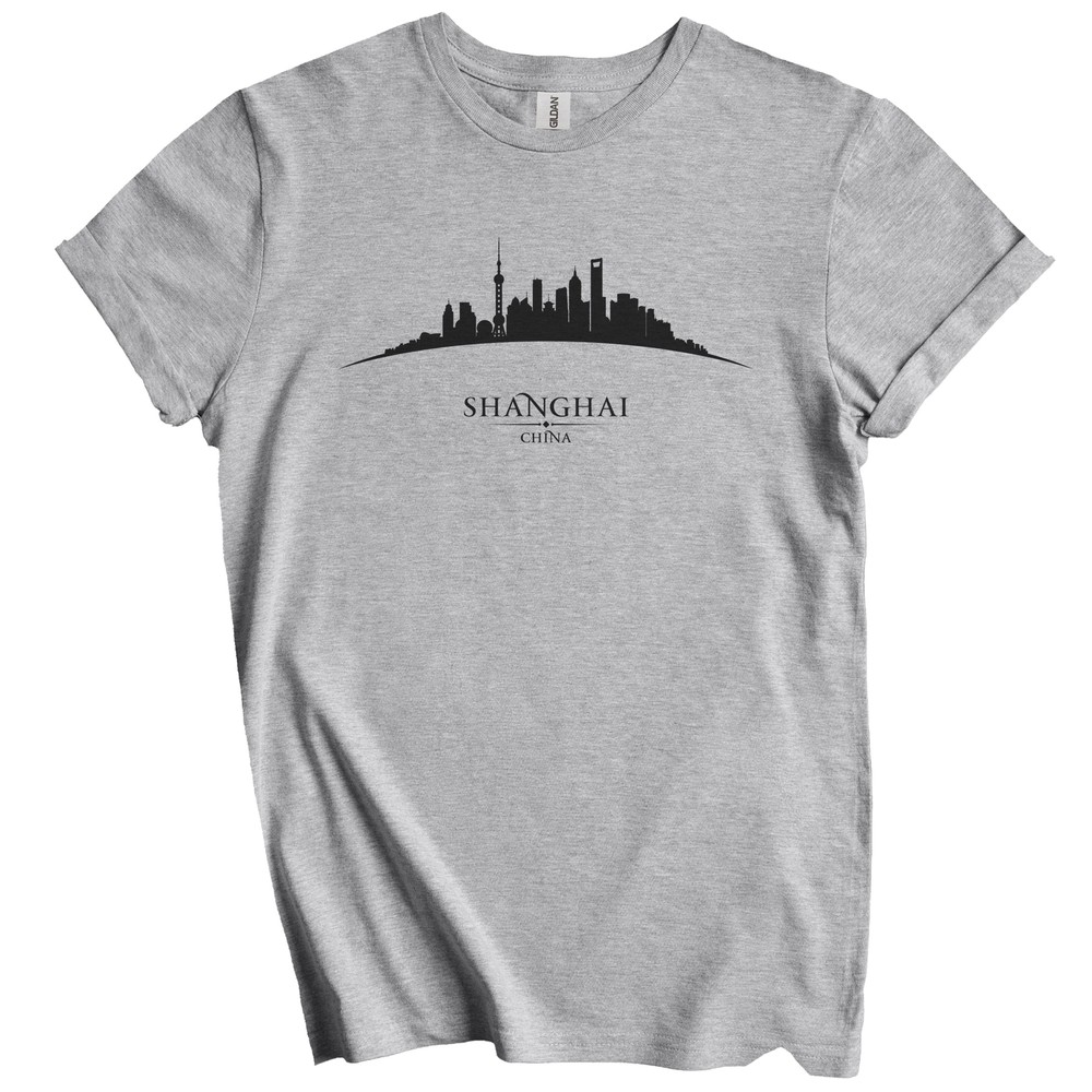 Shanghai China Cityscape Downtown Skyline T-Shirt