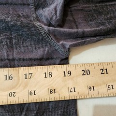 Vintage DKNY Men Shirt XL Gray Stripe Pullover Long Sleeve Tshirt EUC