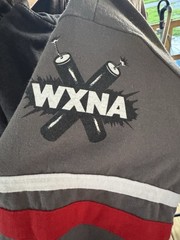 Augusta Sportswear WXNA 101.5 FM Nashville Radio Gray Ringer V-Neck Men’s XL