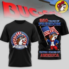 Buc-ee’s 250 Years of Freedom Shirt 1776-2026 America 250th Anniversary Tee