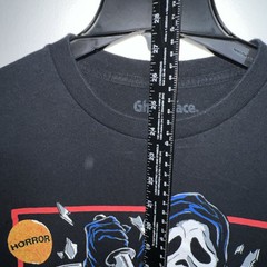 Scary Movies and Chill Horror Shirt Black Sz L Ghost Face Scream Slasher Killer