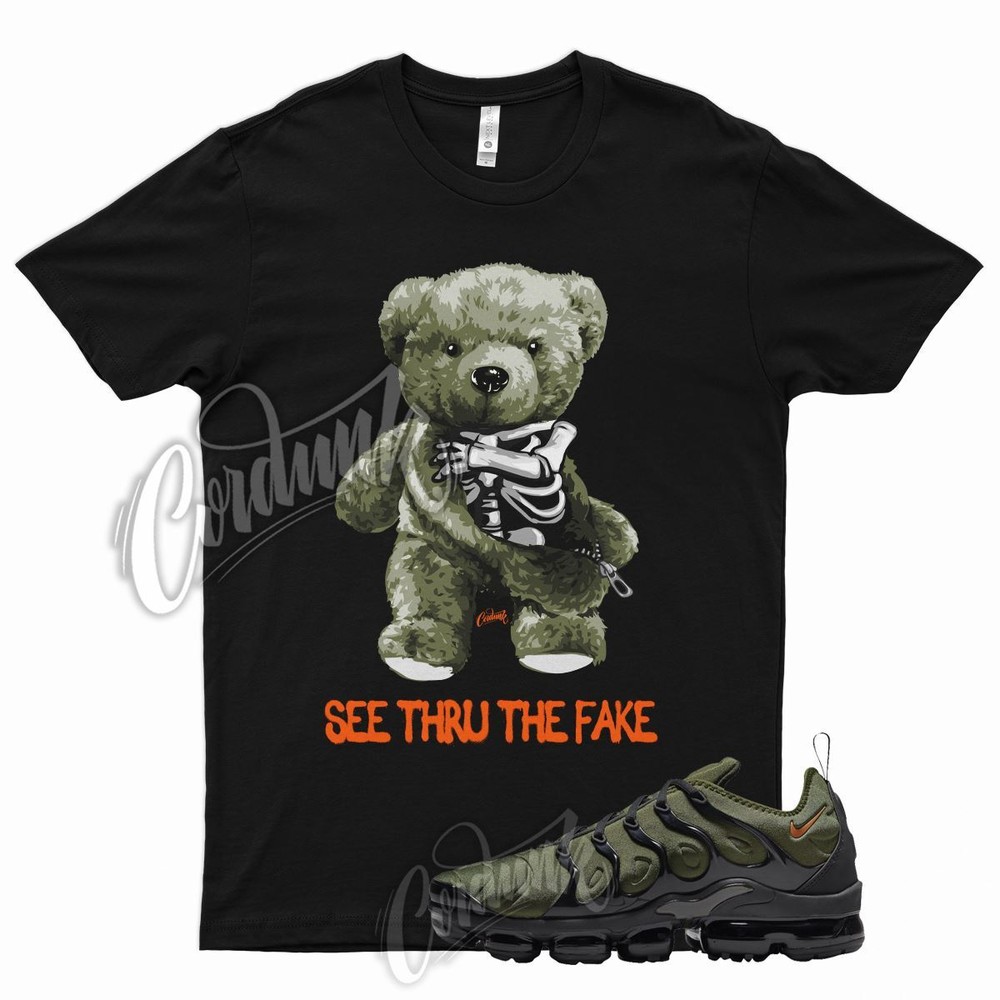 THRU T Shirt for N VaporMax Plus Olive Green Orange Sequoia Cactus Jack 6