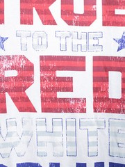 Way to Celebrate Men’s Americana True Red White Blue T-Shirt Size XL/XG 42-44