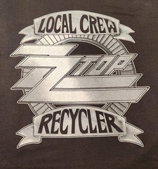 Vtg 1990 ZZ TOP Recycler Tour Double Sided Concert T-Shirt XL Nice As Pictured