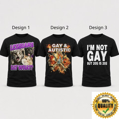 Lesbians Eat What Meme Funny Gay Autistic T-Shirt S to 5XL