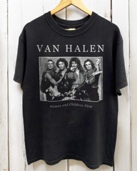 HOT! Van Halen – Women and Children First Unisex Black T-shirt Size S-5XL