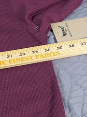 Set Of 2 Thermal Shirts Mens 2XL Waffle Knit Long Sleeve Warm Big And Tall NWT