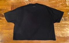 Fear of God Black Wide Cut Off T-Shirt Mens Medium