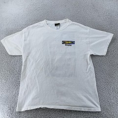 Vintage Xtreme Motocross Shirt Mens Medium White 2004 Motorcycle Graphic 00s
