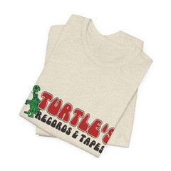 Vintage Turtles Record & Tapes Store Logo Unisex Jersey Short Sleeve T-Shirt