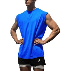 Men Sleeveless Tank Top Quick Dry Fitness Bodybuilding Mesh Breathable Gym Vest
