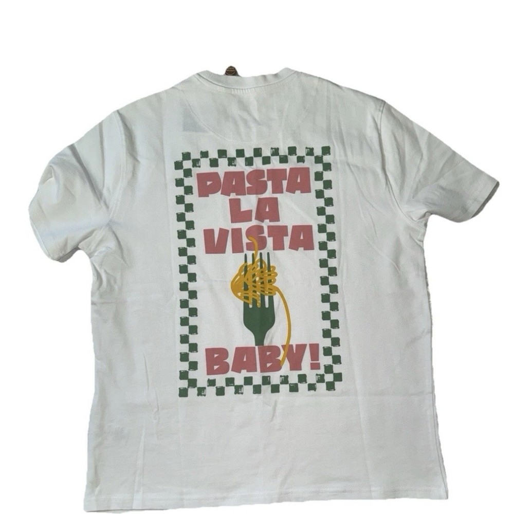 graphic t-shirt, mens, pasta la vista print