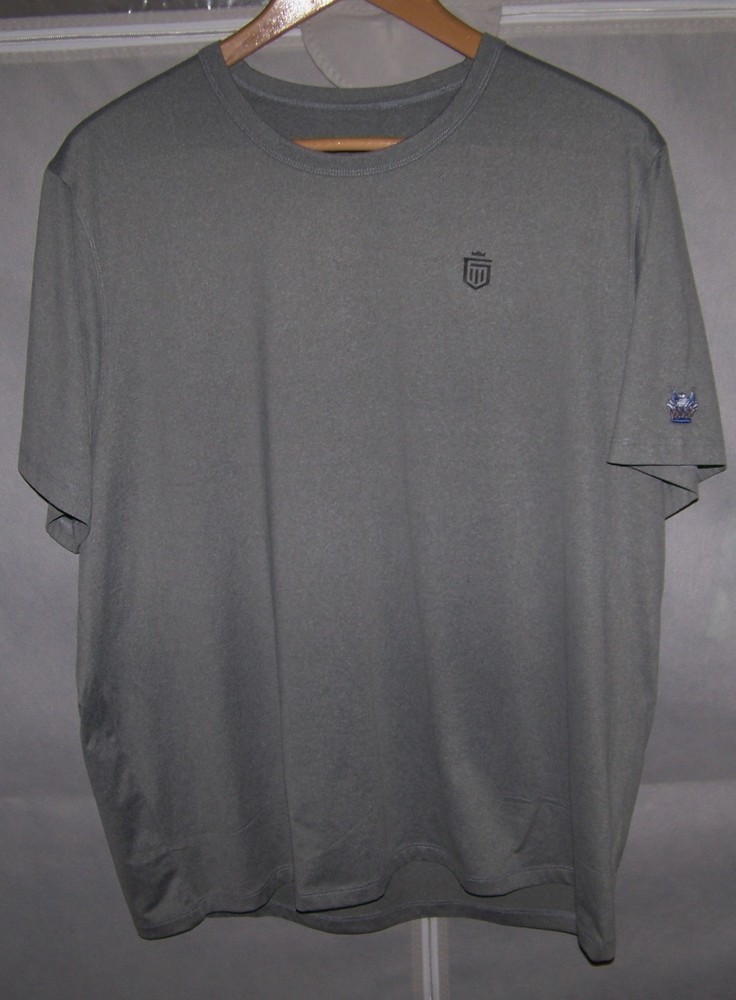 NEW GREATNESS WINS Poly Spandex Golf Shirt SOMERSET HILLS COUNTRY CLUB 2XL Gray