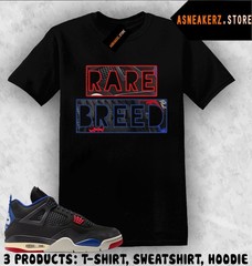 Tee Shirt Matching AJ 4 Rare Air 2025 To Match Sneaker Rare Breed 4s T-Shirt