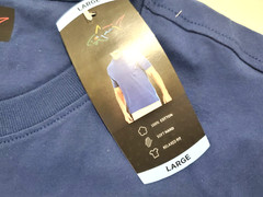 Greg Norman Tee Shirt Mens L Chest Pocket Relaxed Fit Short Sleeve Crewneck Blue