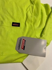 2 Brand New w/ Tags Dickies Fluorescent Yellow XL & L Pocket T-Shirt (1 of each)