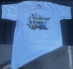 Vintage Fruit of the Loom Minnesota graphic tee size XL. Some stains on sleeve