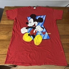 Mickey Mouse T-Shirt Adult Oversized Sleep Shirt One Size Fits Most Vintage