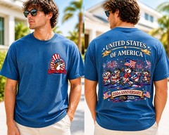 Buc-ees 250th Anniversary America, 250th years of Freedom – All Over Shirt, New