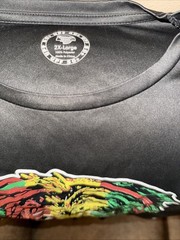 MENS UPF 50 + PROTECTION SLEVELESS BOB MARLEY LION GRAPHIC PRINT TSHIRT