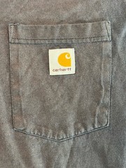 SUN FADED Carhartt Men’s thrashed Sleeveless Shirt Black XL Relaxed Fit Workwear