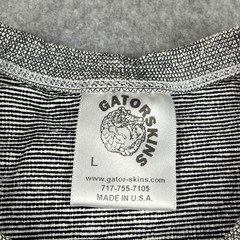 Gatorskins Shirt Mens Large Gray Base Layer Windproof Thermal Long Sleeve USA