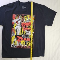 Rob Zombie Black Short-Sleeve Graphic Tee . Concert