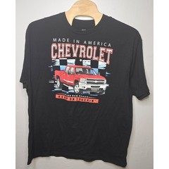 GENERAL MOTORS Men’s 3XLT Black Chevrolet T-shirt Chevy GM Truck Trucks -1481