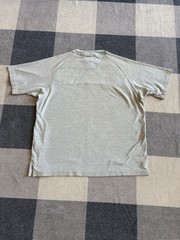 Eddie Bauer Men’s Gray Cotton Knit Solid Crew Neck T-Shirt Ribbed Collar L