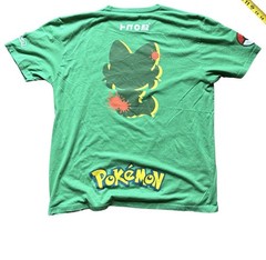 Nintendo Pokemon x Splatoon Short Sleeve Crew Neck Official Seal Graphic Tee XXL